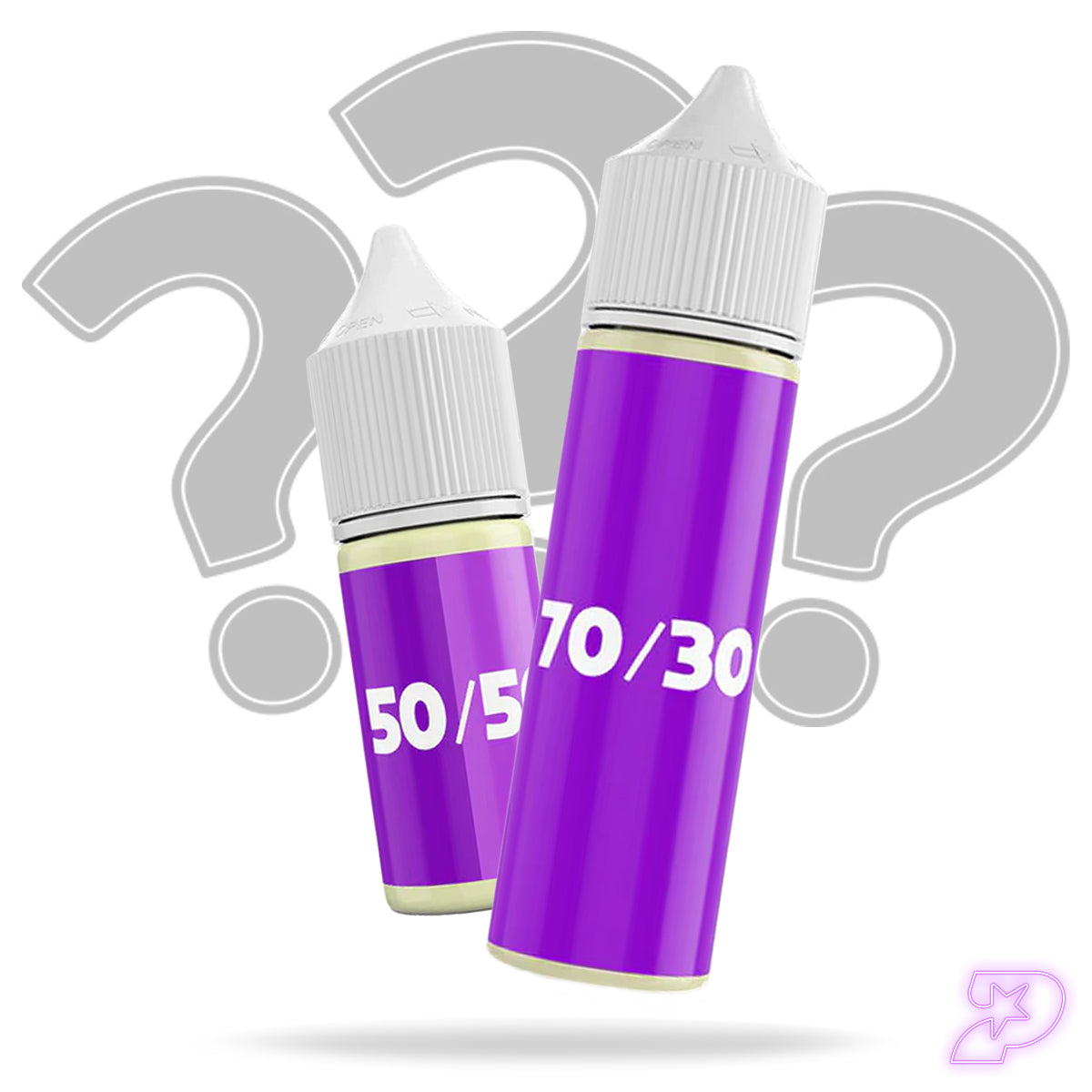 50/50 vape juice vs 70/30 no nicotine