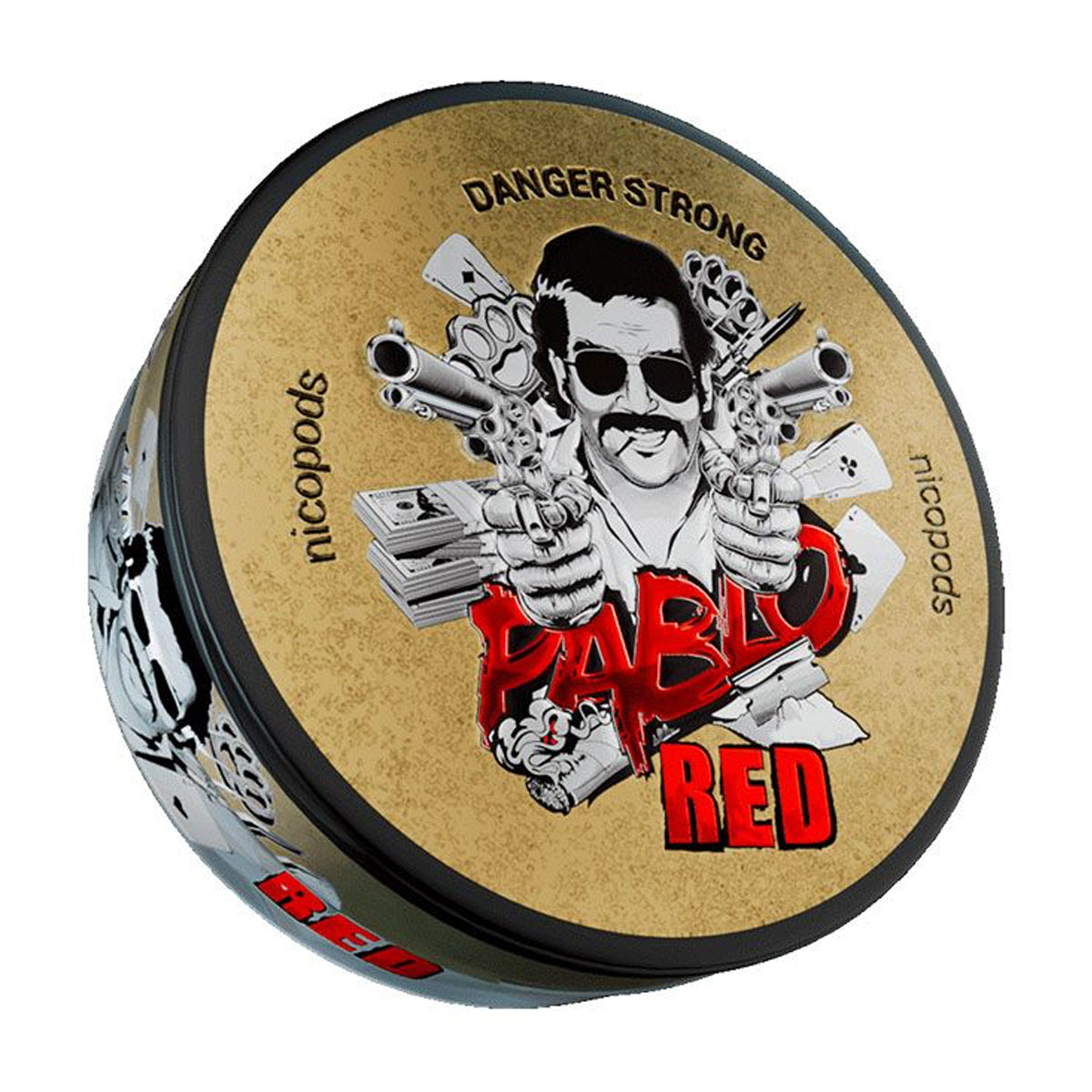Red Nicotine Pouches By Pablo Danger Strong