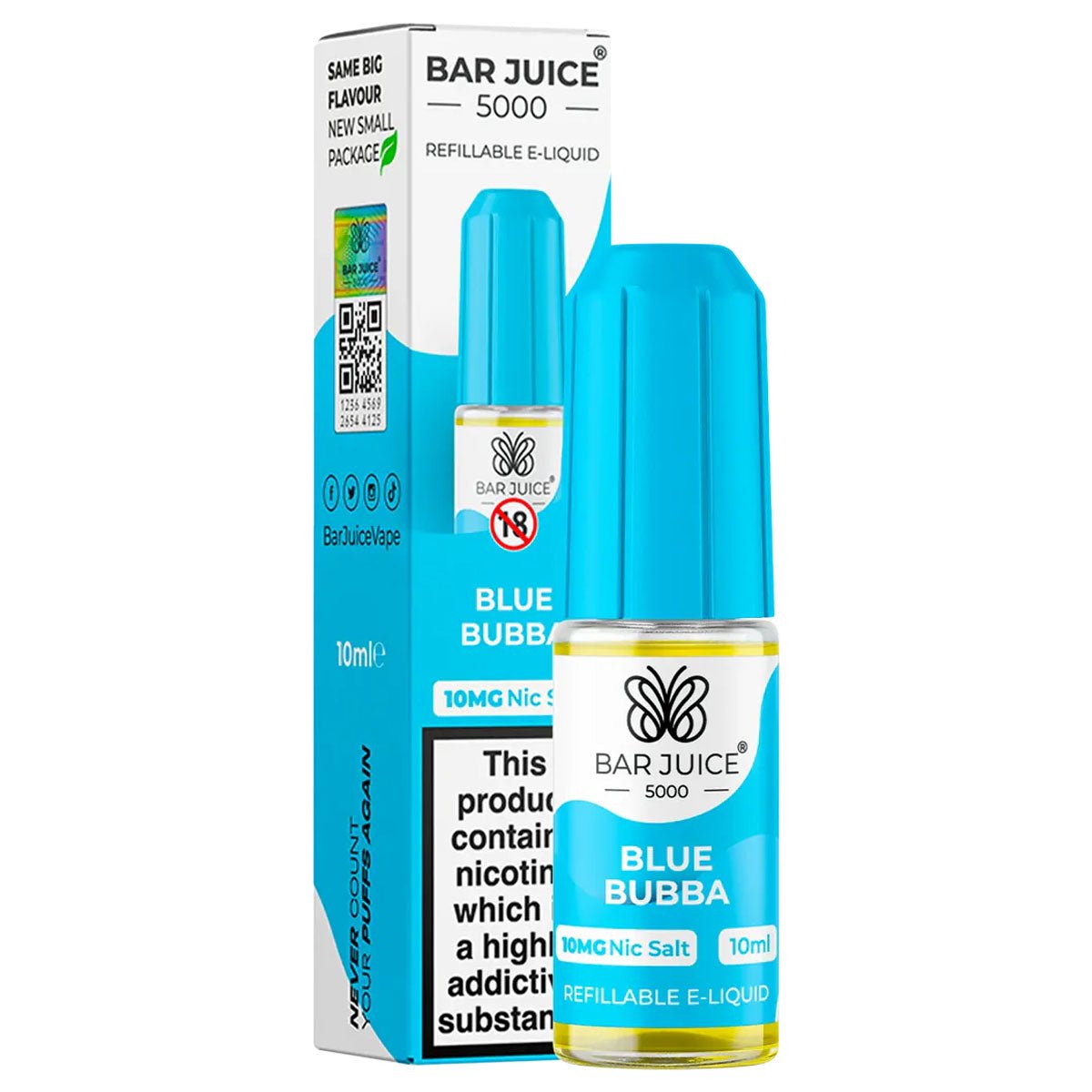 Blue Bubba 10ml Nic Salt E-liquid By Bar Juice 5000 Prime Vapes UK Blue Bubba 10ml Nic Salt E-liquid By Bar Juice 5000 Prime Vapes UK