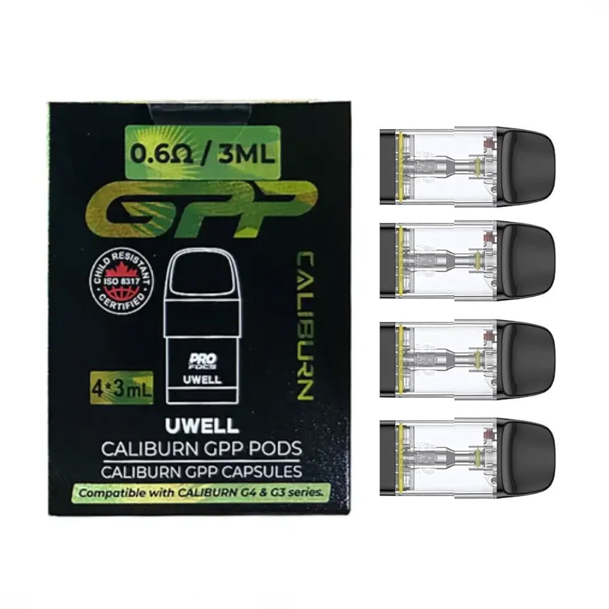 Caliburn GPP 3ml XL Replacement Pods By Uwell | G4 & G3 Compatible Prime Vapes UK Caliburn GPP 3ml XL Replacement Pods By Uwell | G4 & G3 Compatible Prime Vapes UK