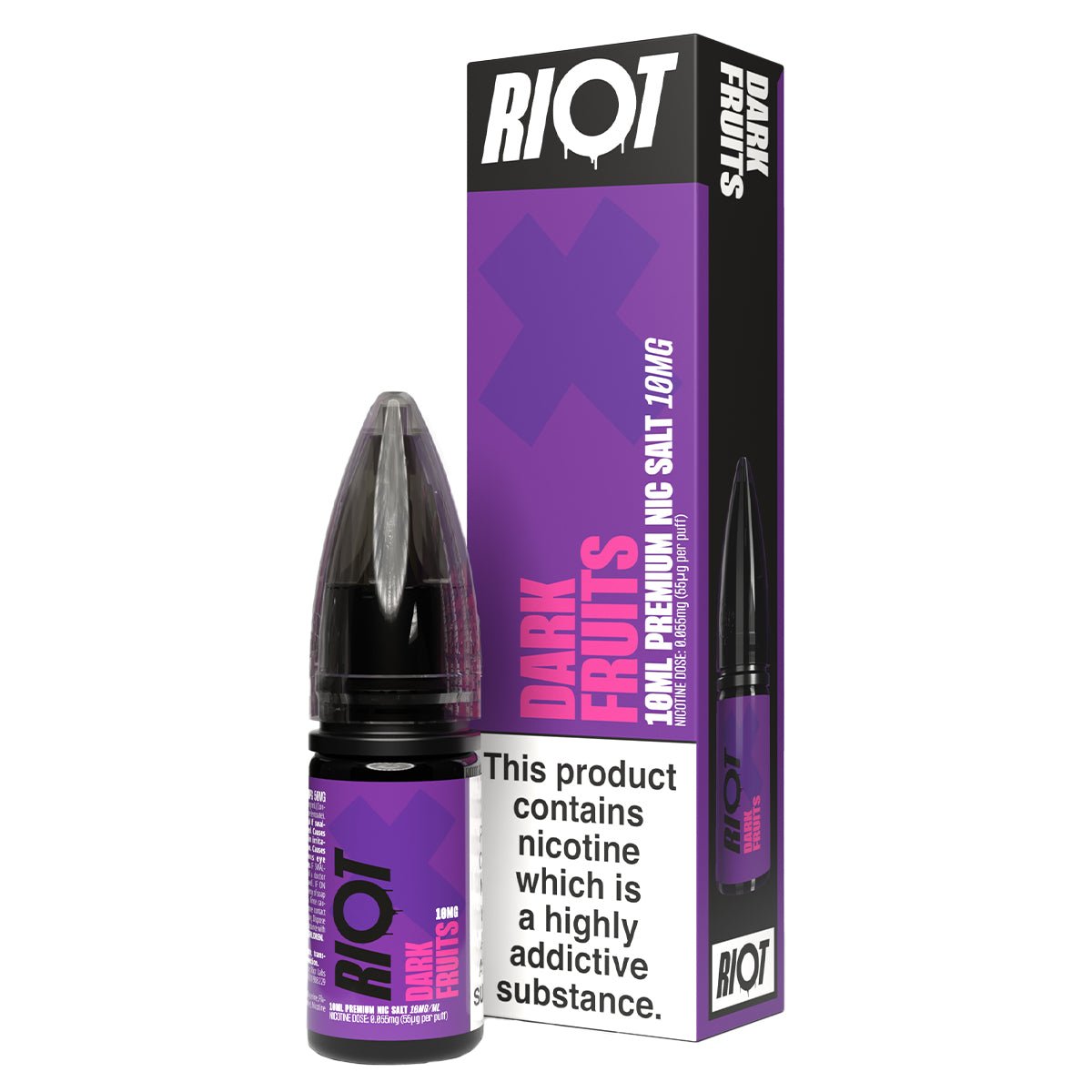 Dark Fruits Riot X 10ml Nic Salt By Riot Squad Prime Vapes UK Dark Fruits Riot X 10ml Nic Salt By Riot Squad Prime Vapes UK