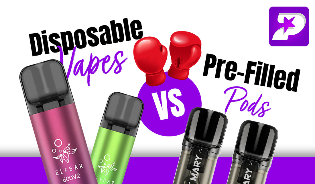 disposable vs pre-filled pods