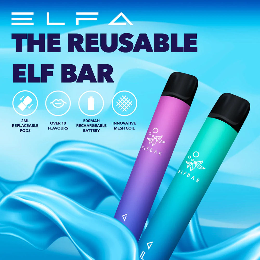 Elfa rechargeable elf bar pod kit