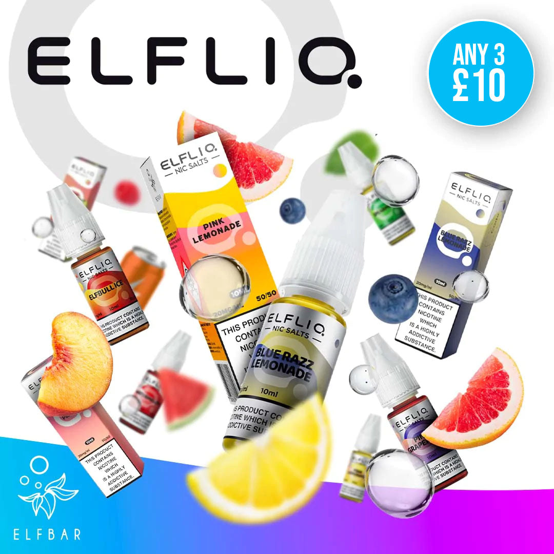 Elfliq Nic Salt E-liquids by elf bar