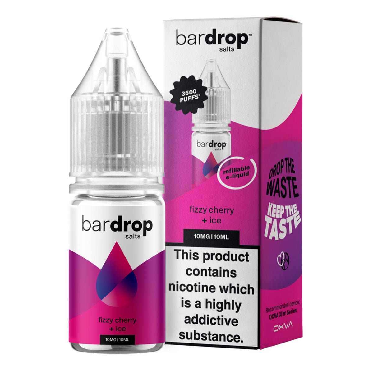Fizzy Cherry Ice 10ml Nic Salt By Bar Drop Salts Prime Vapes UK Fizzy Cherry Ice 10ml Nic Salt By Bar Drop Salts Prime Vapes UK
