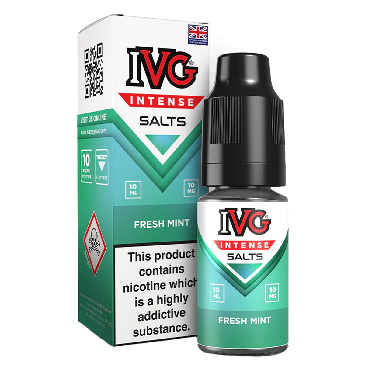 Fresh Mint 10ml Nic Salt By IVG Intense
