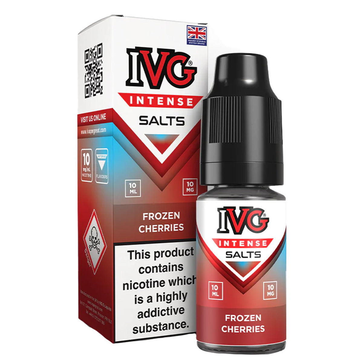 Frozen Cherries 10ml Nic Salt By IVG Intense