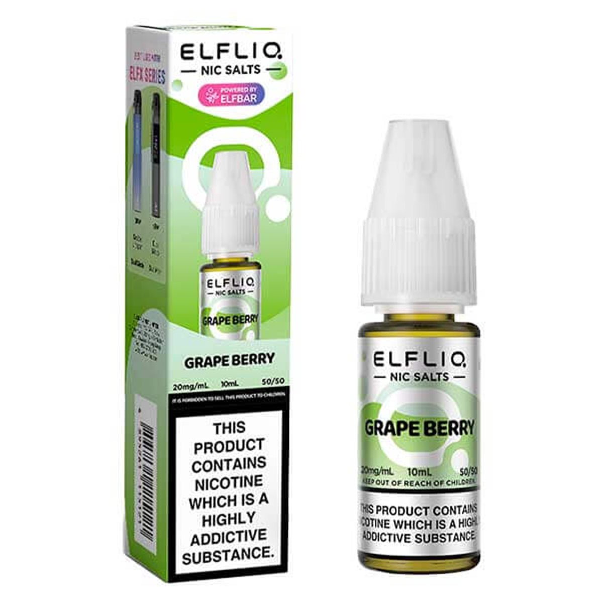 Grape Berry 10ml Nic Salt By Elf Bar Elfliq - Prime Vapes UK