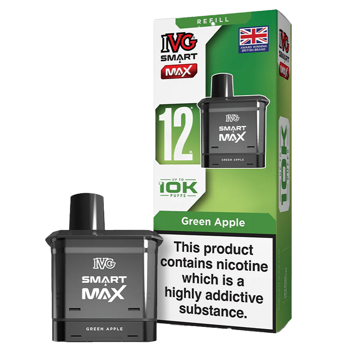 Green Apple Pre-filled Pod by IVG Smart Max