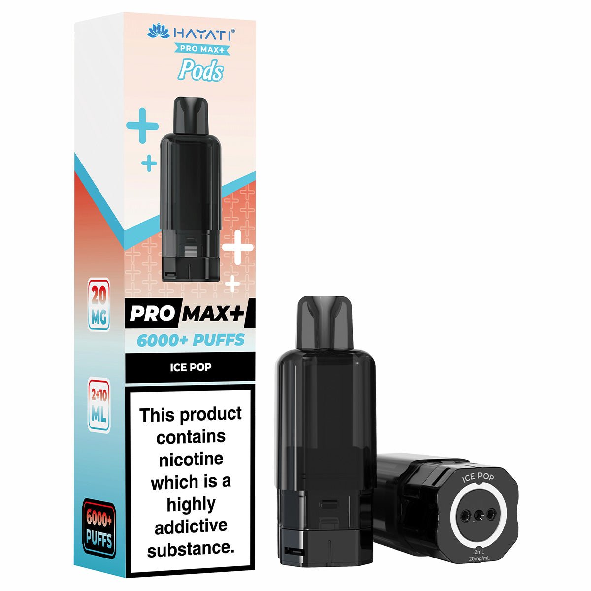 Ice Pop Pro Max Plus 6k Prefilled Pod by Hayati - Prime Vapes UK
