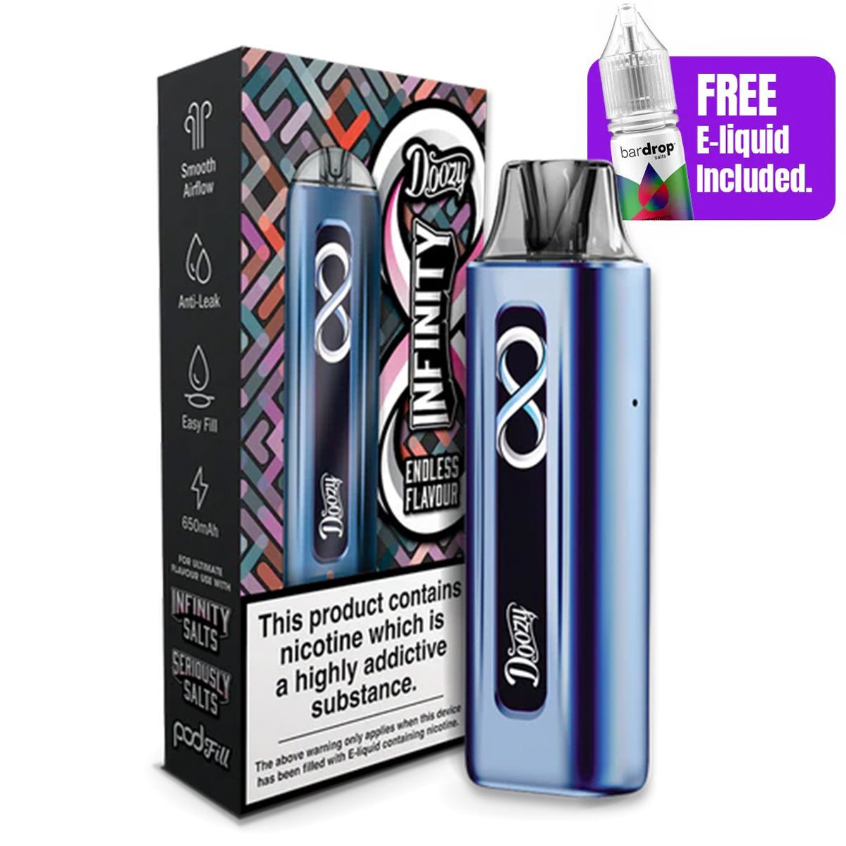 Infinity Vape Pod Kit By Doozy Vape Co - Prime Vapes UK