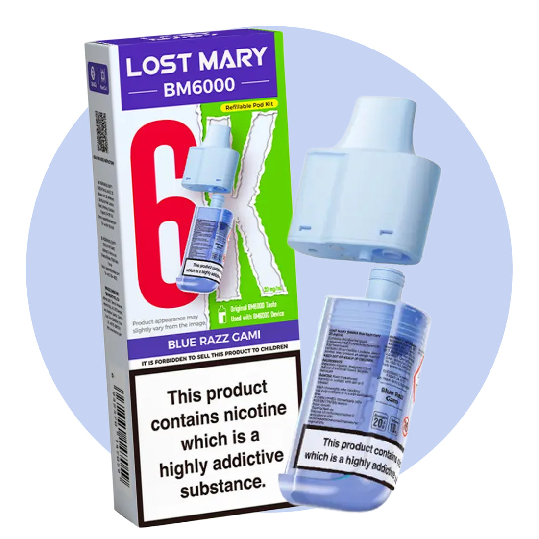 lost mary bm6000 replacement pre-filled pods