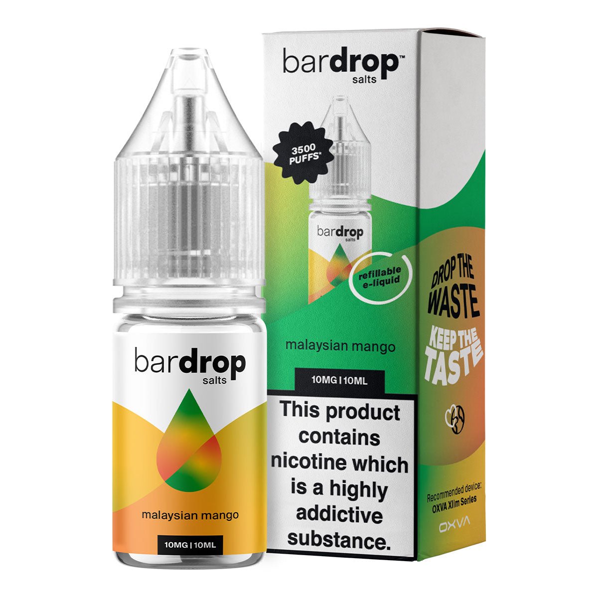 Malaysian Mango 10ml Nic Salt By Bar Drop Salts - Prime Vapes UK