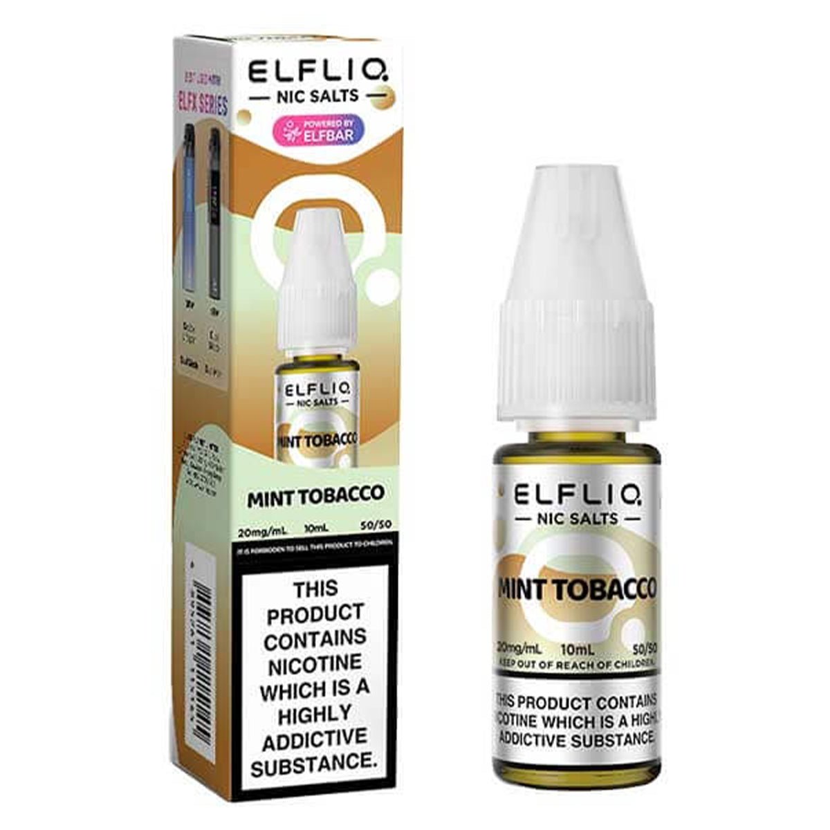 Mint Tobacco 10ml Nic Salt By Elf Bar Elfliq Prime Vapes UK Mint Tobacco 10ml Nic Salt By Elf Bar Elfliq Prime Vapes UK