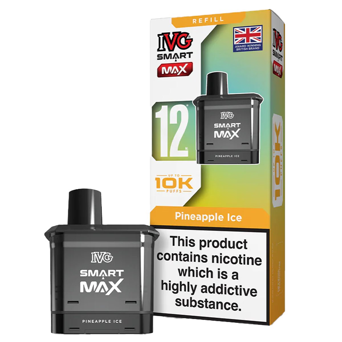 Pineapple Ice Pre - filled Pod by IVG Smart Max - Prime Vapes UK