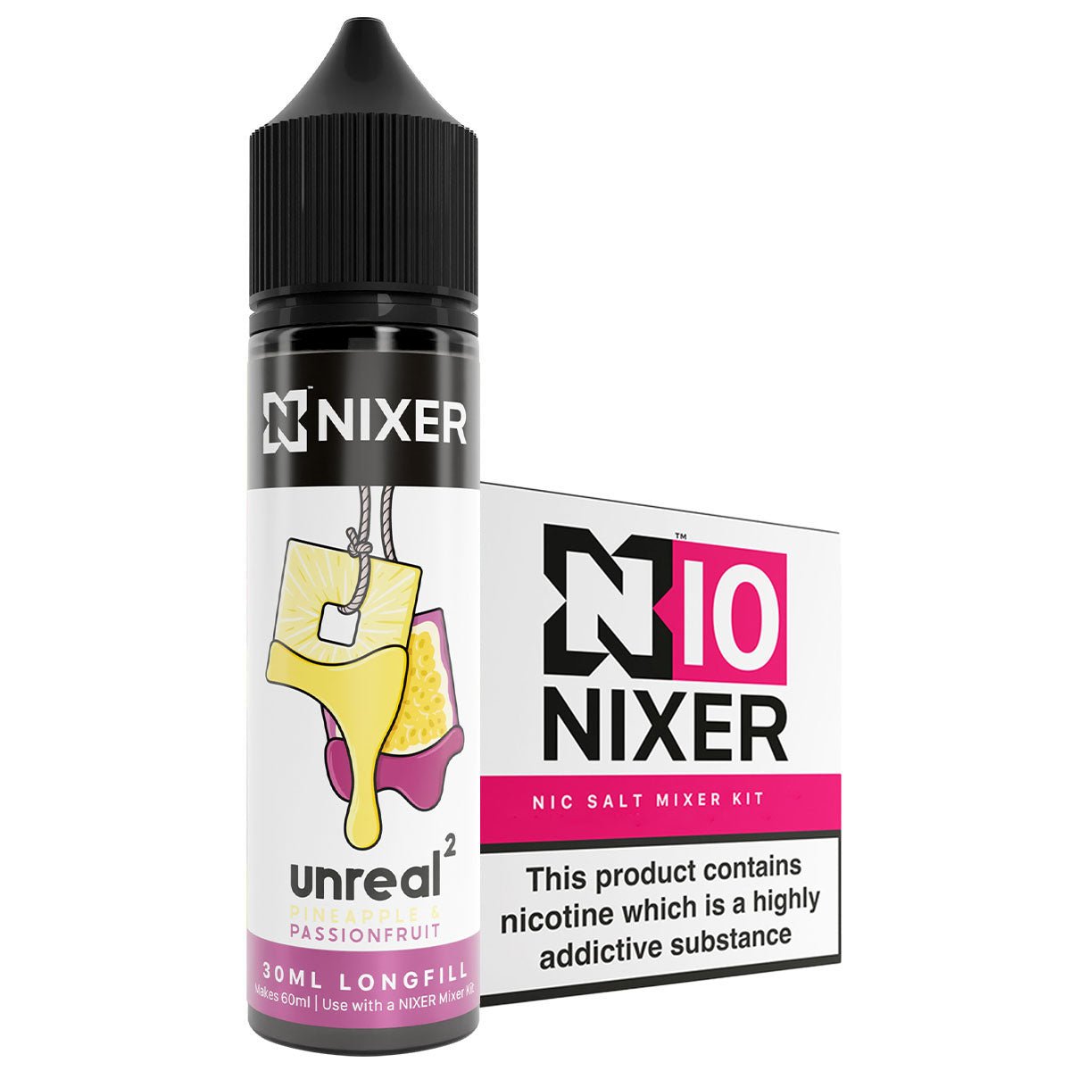 Pineapple Passionfruit 30ml Longfill Concentrate By Nixer x Unreal 2 - Prime Vapes UK