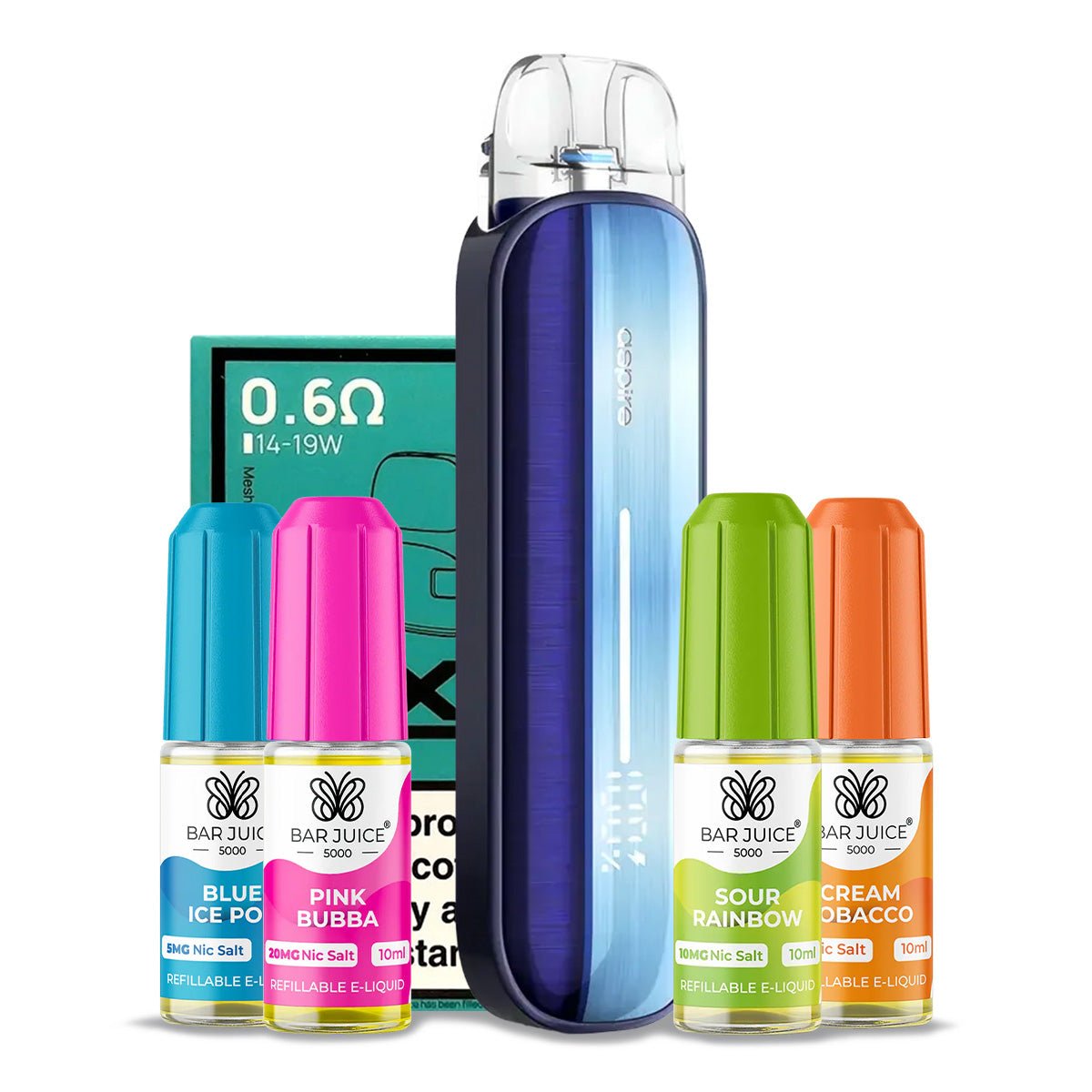 Pixo Aura Vape Pod Kit By Aspire Bundle Kit - Prime Vapes UK