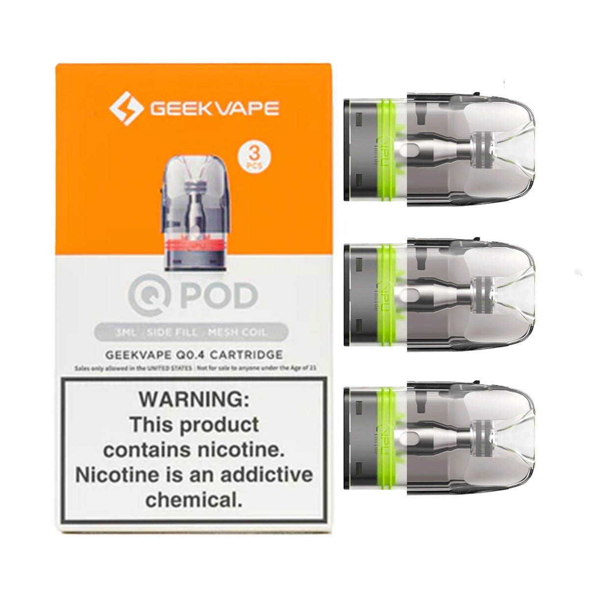 Q Pod Replacement Pods By Geekvape - Sonder Q and Wenax Q Pods Prime Vapes UK Q Pod Replacement Pods By Geekvape - Sonder Q and Wenax Q Pods Prime Vapes UK