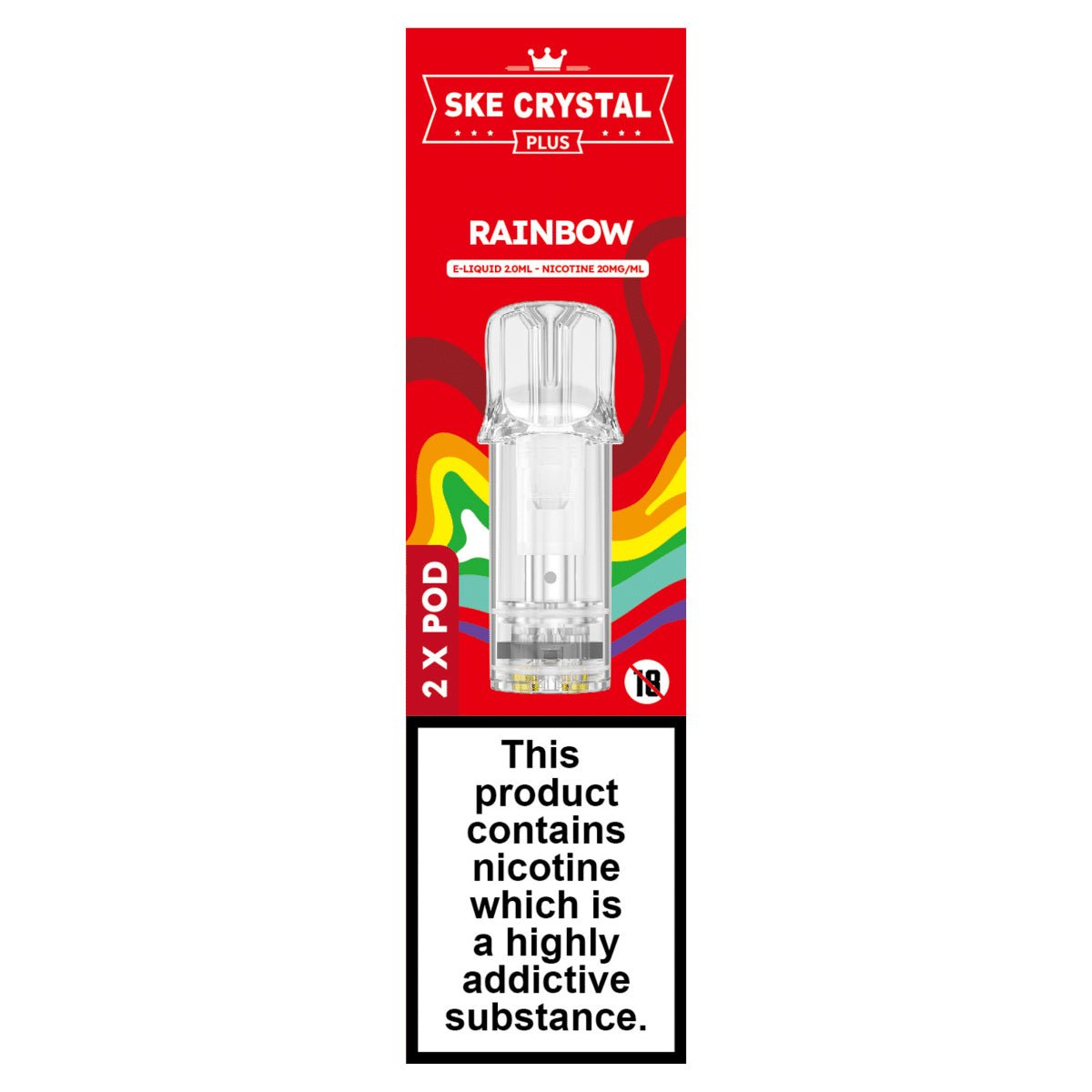 Ske Crystal Bar Disposable Vape Ske Crystal Bar 600 Disposable Vape Pod (Box of 10) Rainbow Crystal Plus Prefilled Pods by SKE Crystal Bar Prime Vapes UK Ske Crystal Bar Disposable Vape Ske Crystal Bar 600 Disposable Vape Pod (Box of 10) Rainbow Crystal Plus Prefilled Pods by SKE Crystal Bar Prime Vapes UK