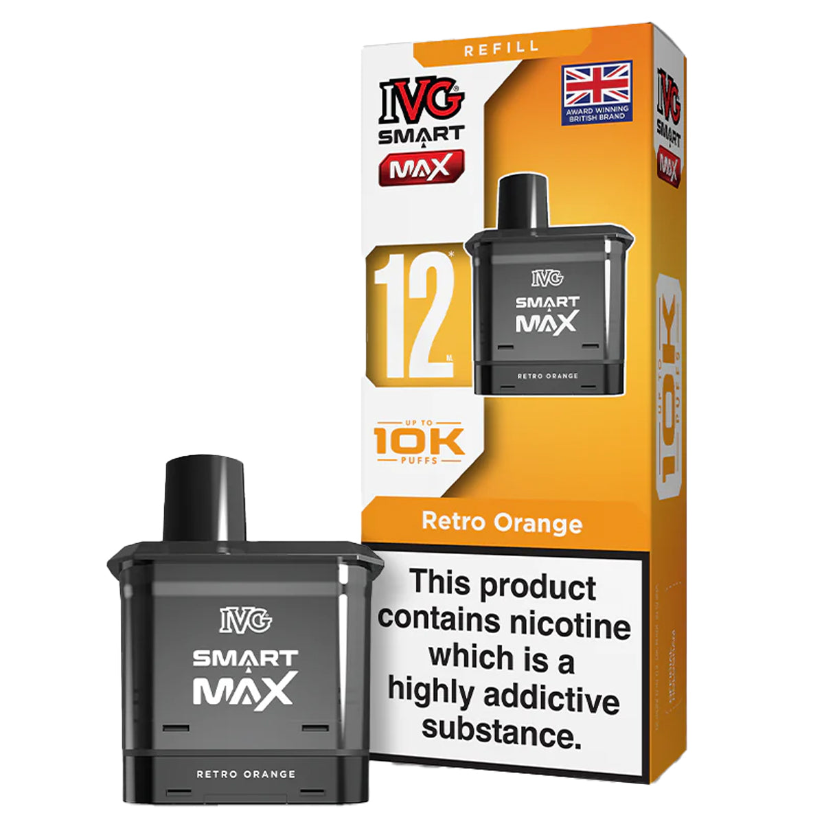 Retro Orange Pre-filled Pod by IVG Smart Max