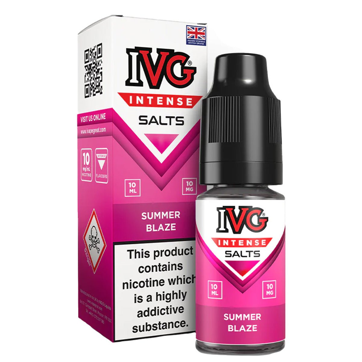 Summer Blaze 10ml Nic Salt By IVG Intense - Prime Vapes UK
