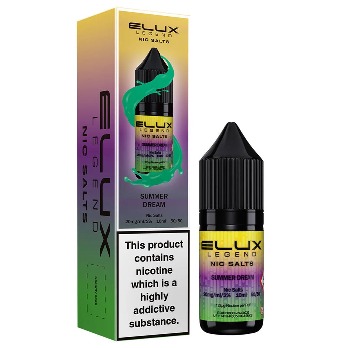 Summer Dream 10ml Nic Salt E-liquid By Elux Legend Prime Vapes UK Summer Dream 10ml Nic Salt E-liquid By Elux Legend Prime Vapes UK