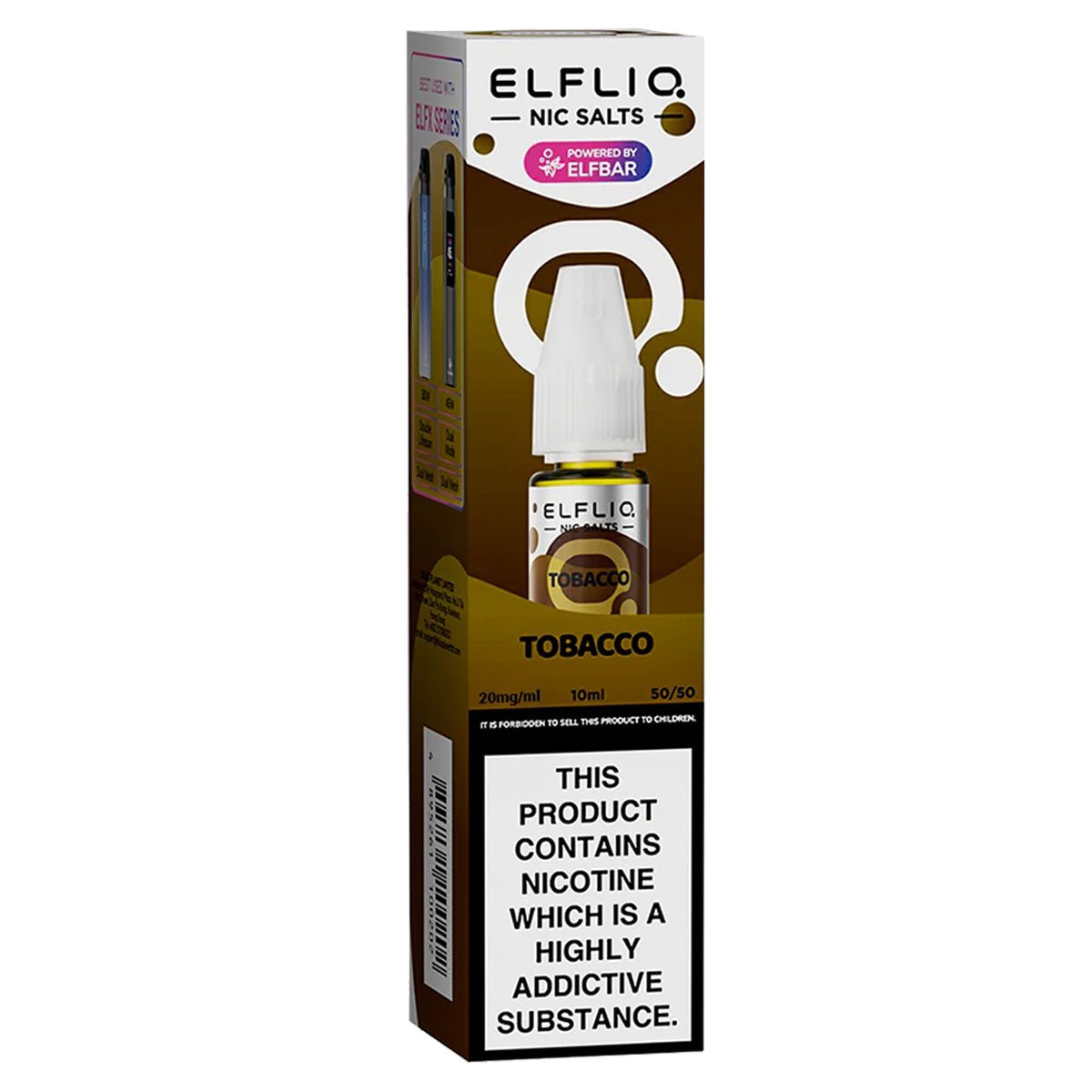 Tobacco 10ml Nic Salt By Elf Bar Elfliq Prime Vapes UK Tobacco 10ml Nic Salt By Elf Bar Elfliq Prime Vapes UK