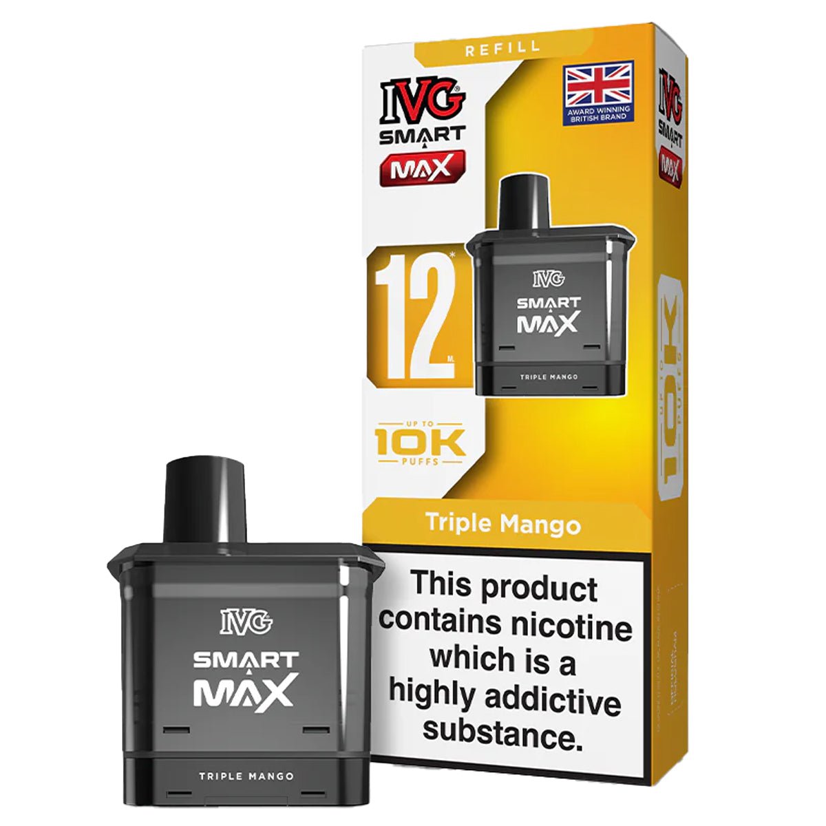 Triple Mango Pre-filled Pod by IVG Smart Max – Prime Vapes UK