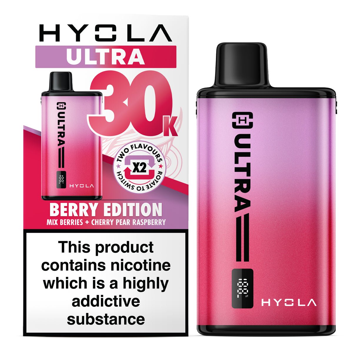 Ultra 30k Rechargeable Pre - Filled Pod Kit by Hyola - Prime Vapes UK