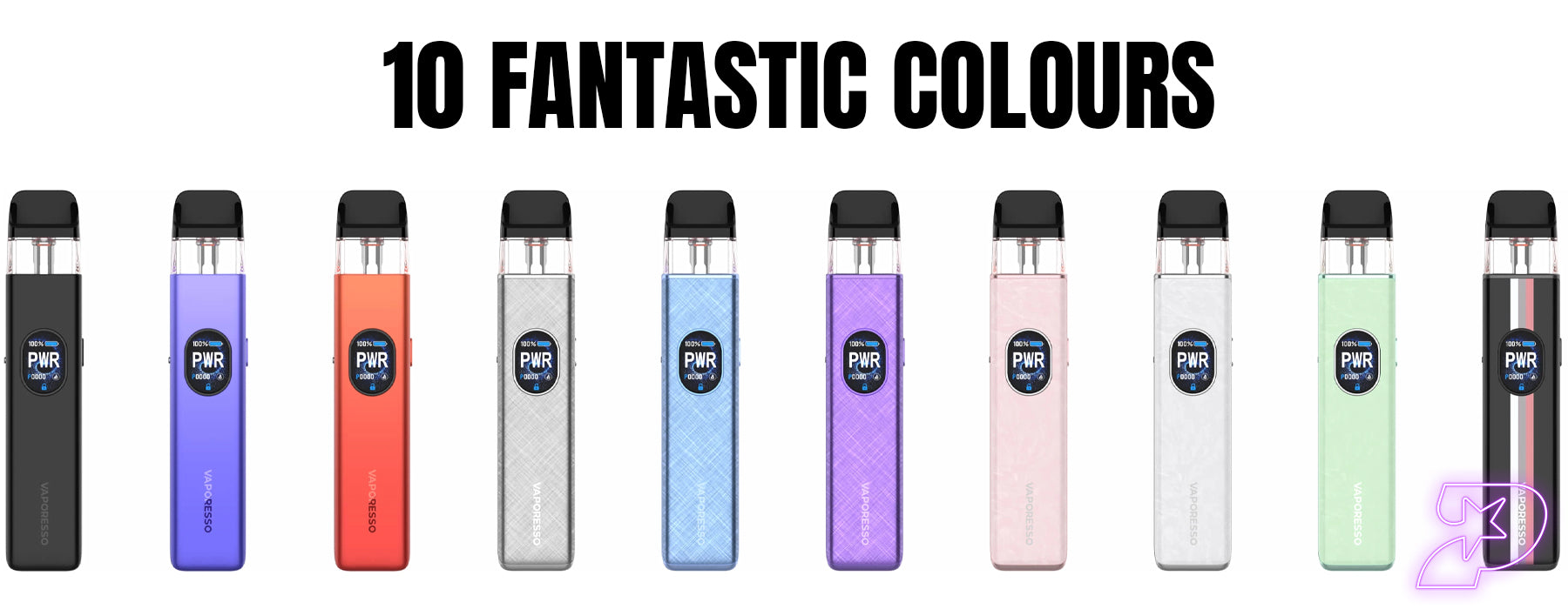 vaporesso xros 5 colours
