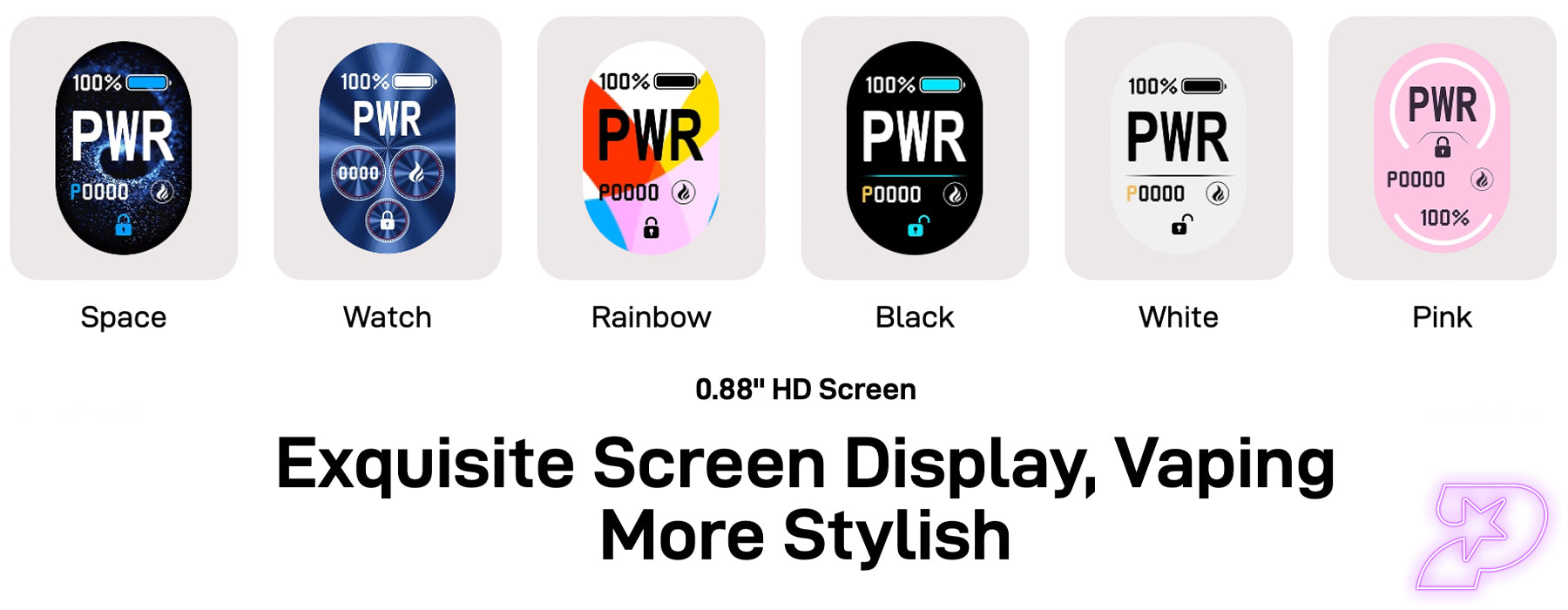 vaporesso xros 5 screen