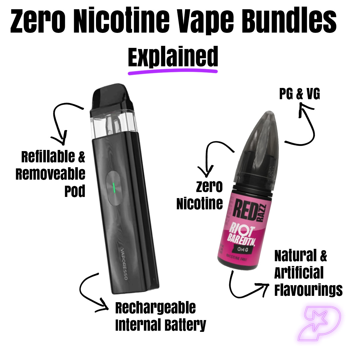 zero nicotine vape bundles