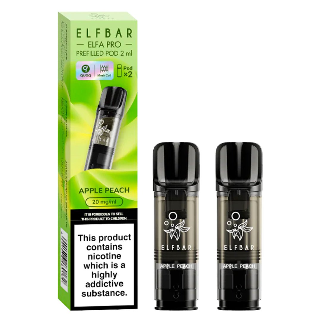 Apple Peach Elfa Pro Prefilled Pod by Elf Bar - Prime Vapes UK