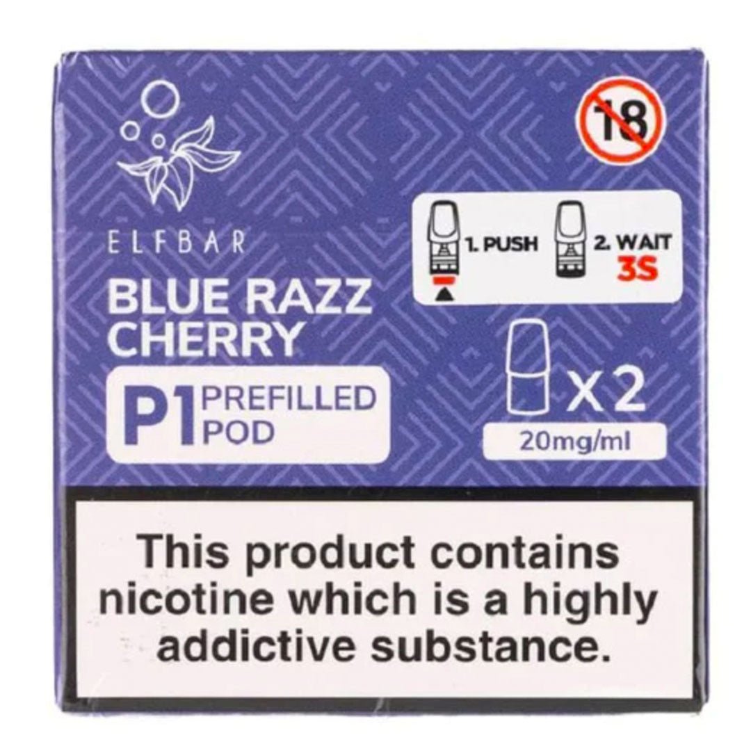 Blue Razz Cherry P1 Prefilled Pod by Elf Bar Mate 500 - Prime Vapes UK