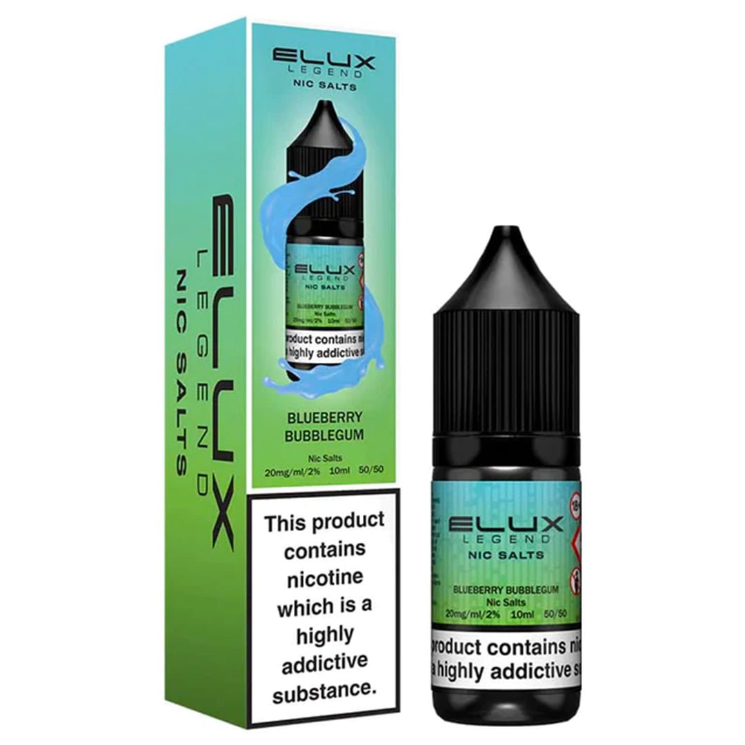 Blueberry Bubblegum 10ml Nic Salt E-liquid By Elux Legend Prime Vapes UK Blueberry Bubblegum 10ml Nic Salt E-liquid By Elux Legend Prime Vapes UK