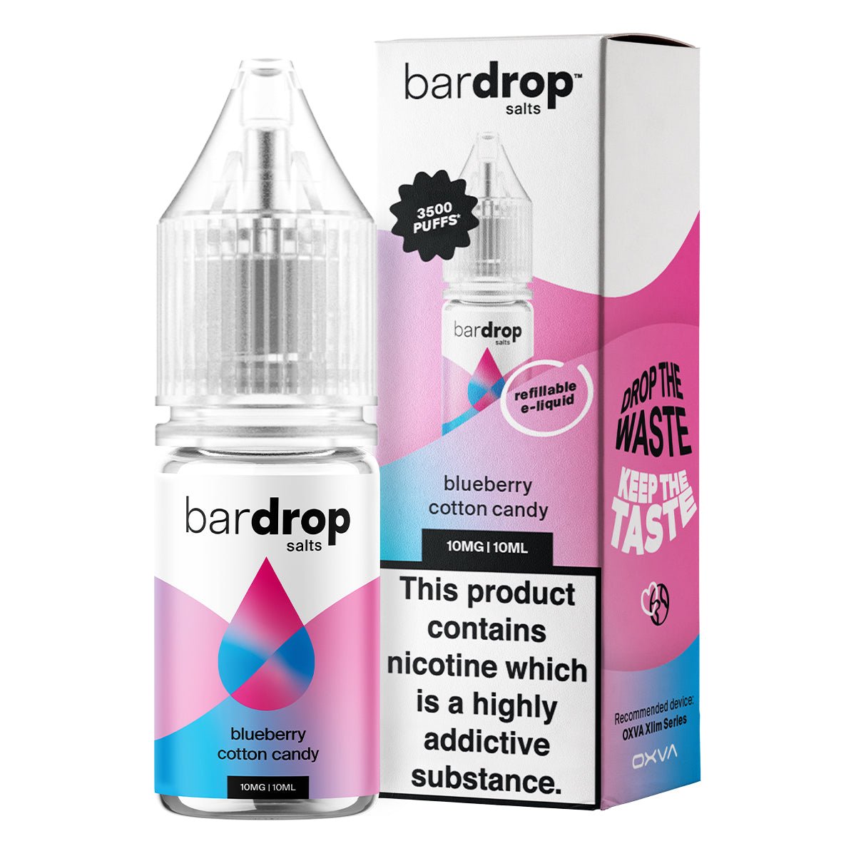 Blueberry Cotton Candy 10ml Nic Salt By Bar Drop Salts Prime Vapes UK Blueberry Cotton Candy 10ml Nic Salt By Bar Drop Salts Prime Vapes UK