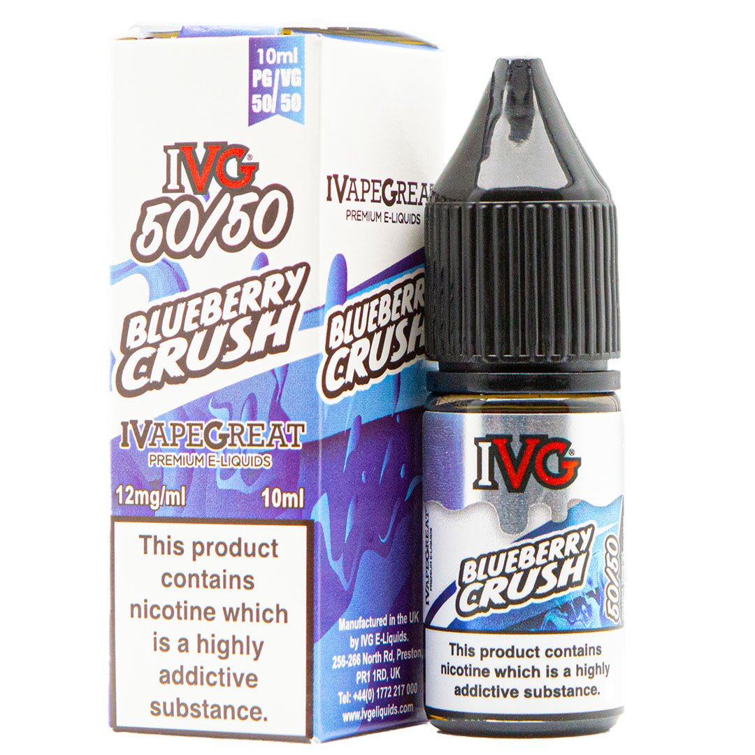 Blueberry Crush 10ml E Liquid By IVG - Prime Vapes UK