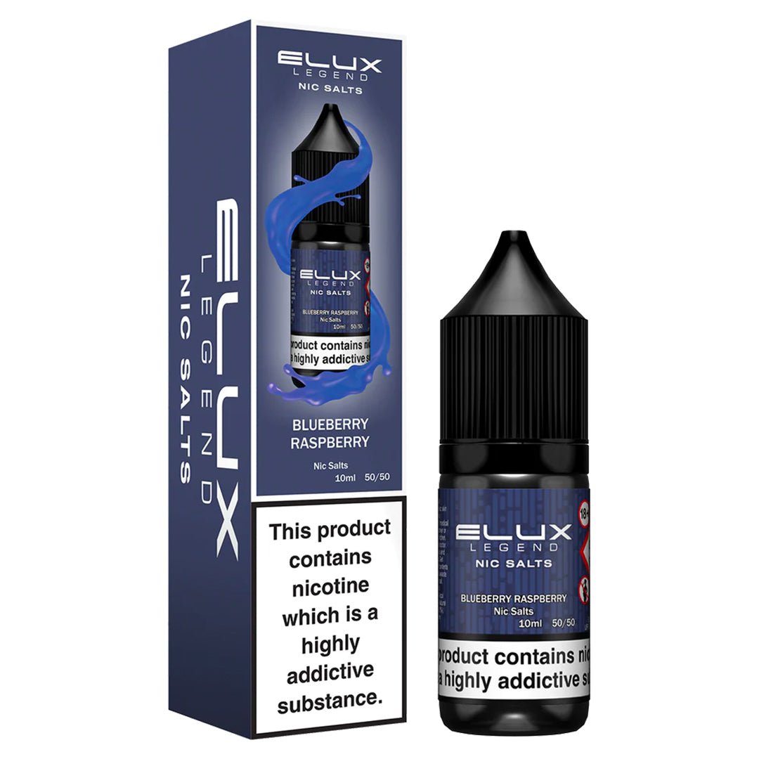 Blueberry Raspberry 10ml Nic Salt E-liquid By Elux Legend - Prime Vapes UK