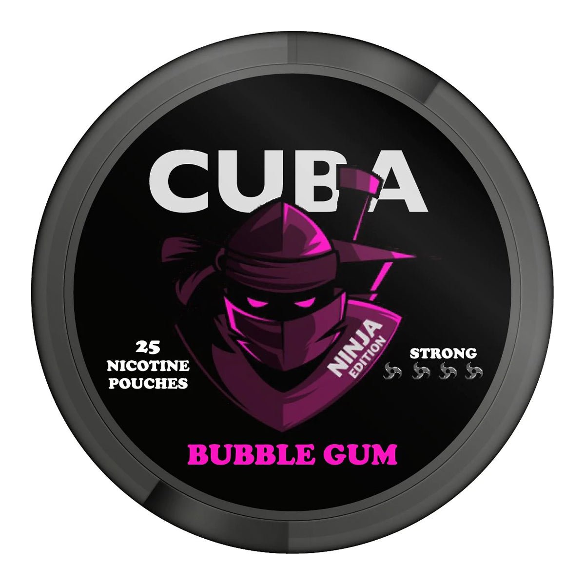 Bubble Gum Nicotine Pouches By Cuba Ninja - Prime Vapes UK