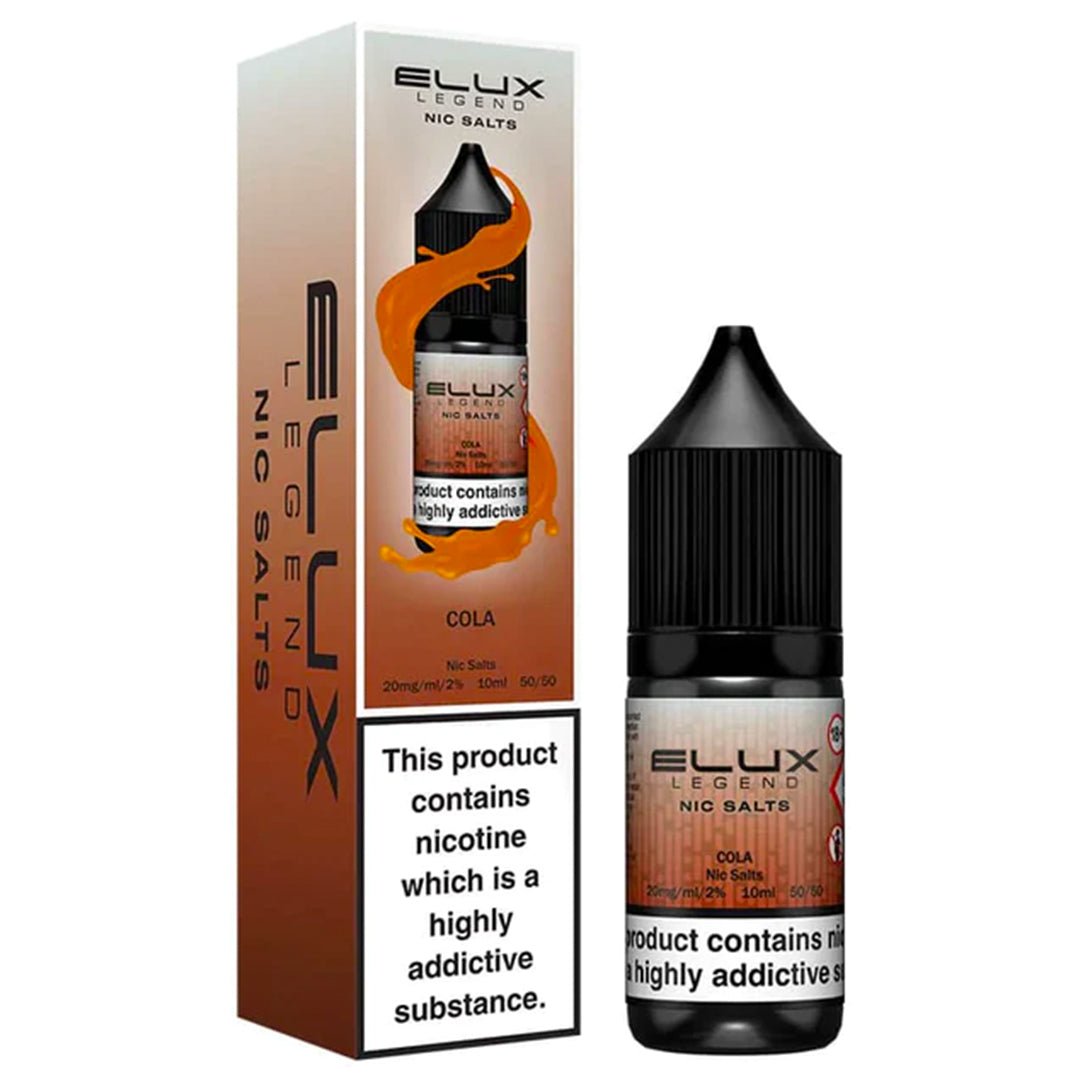 Cola 10ml Nic Salt E-liquid By Elux Legend Prime Vapes UK Cola 10ml Nic Salt E-liquid By Elux Legend Prime Vapes UK