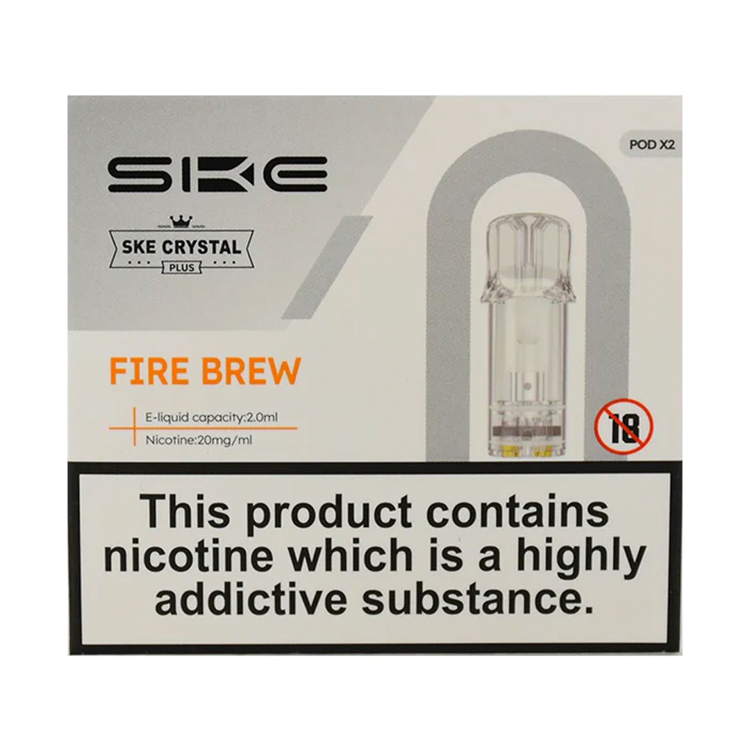 Fire Brew Crystal Plus Prefilled Pods by SKE Crystal Bar - Prime Vapes UK