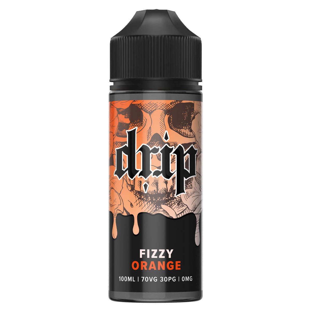 Fizzy Orange 100ml Shortfill By Drip - Prime Vapes UK