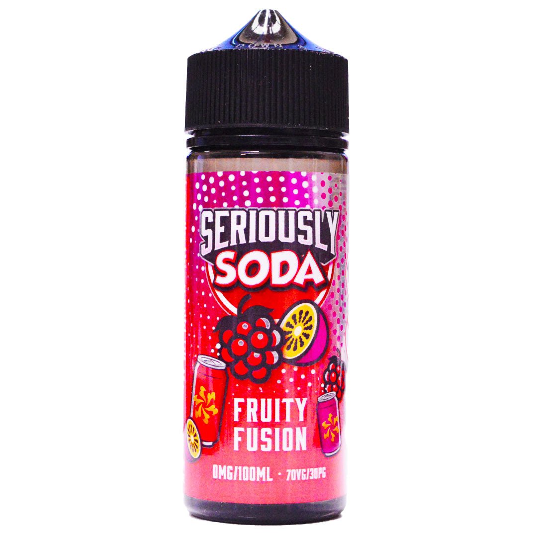 Fruit Fusion 100ml Shortfill E-liquid By Seriously Soda - Prime Vapes UK