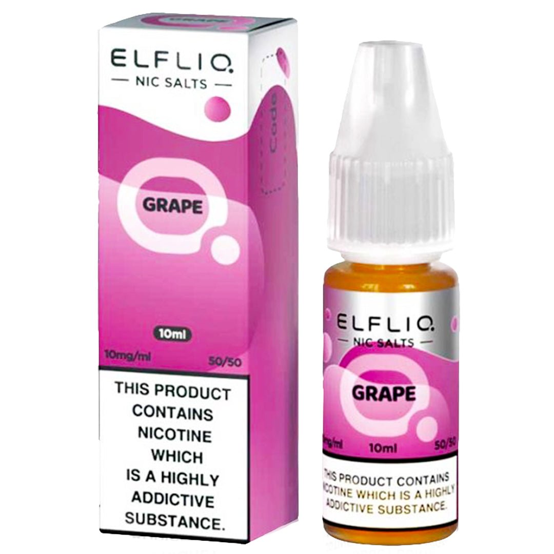 Grape 10ml Nic Salt By Elf Bar Elfliq Prime Vapes UK Grape 10ml Nic Salt By Elf Bar Elfliq Prime Vapes UK