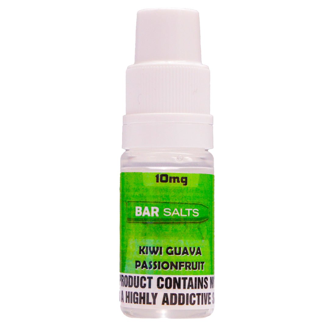 Kiwi Guava Passionfruit 10ml Nic Salt E-liquid By Bar Salts - Prime Vapes UK