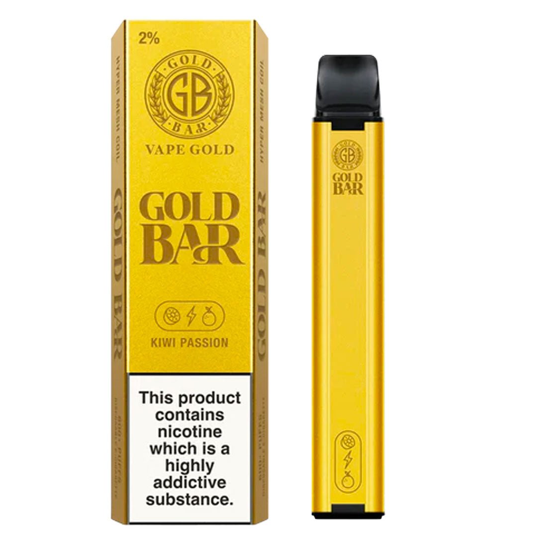 Kiwi Passion Disposable Vape by Gold Bar - Prime Vapes UK