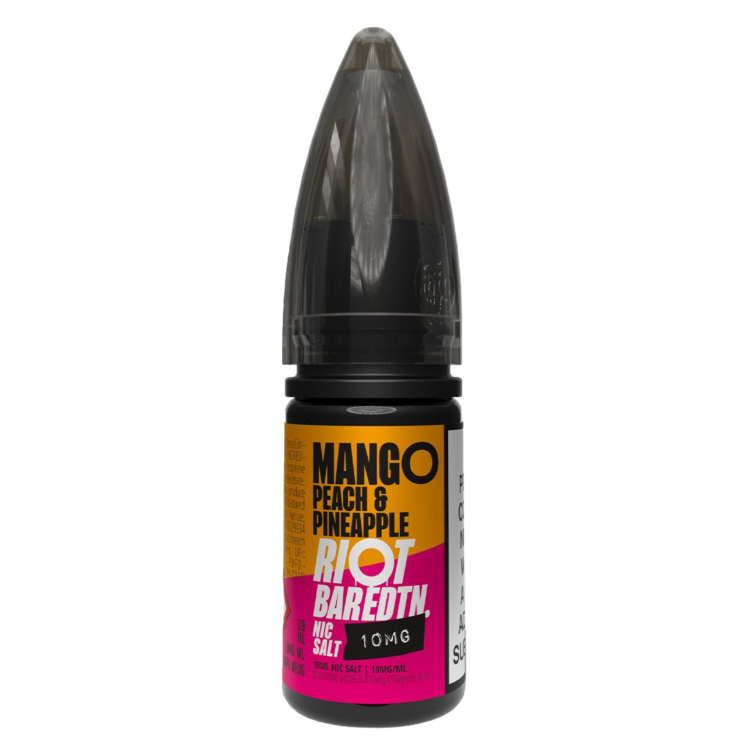 Mango Peach & Pineapple BAR EDTN 10ml Nic Salt By Riot Squad - Prime Vapes UK