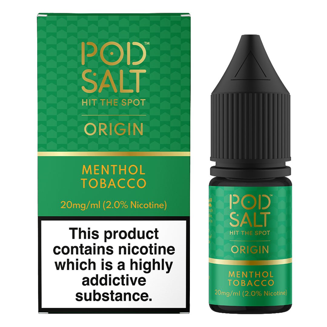 Menthol Tobacco 10ml Nic Salt By Pod Salt Prime Vapes UK Menthol Tobacco 10ml Nic Salt By Pod Salt Prime Vapes UK