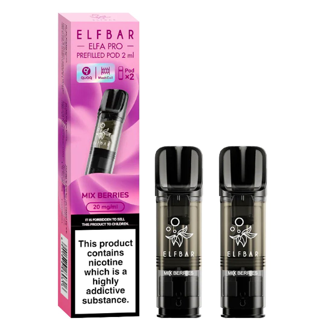 Mix Berries Elfa Pro Prefilled Pod by Elf Bar - Prime Vapes UK