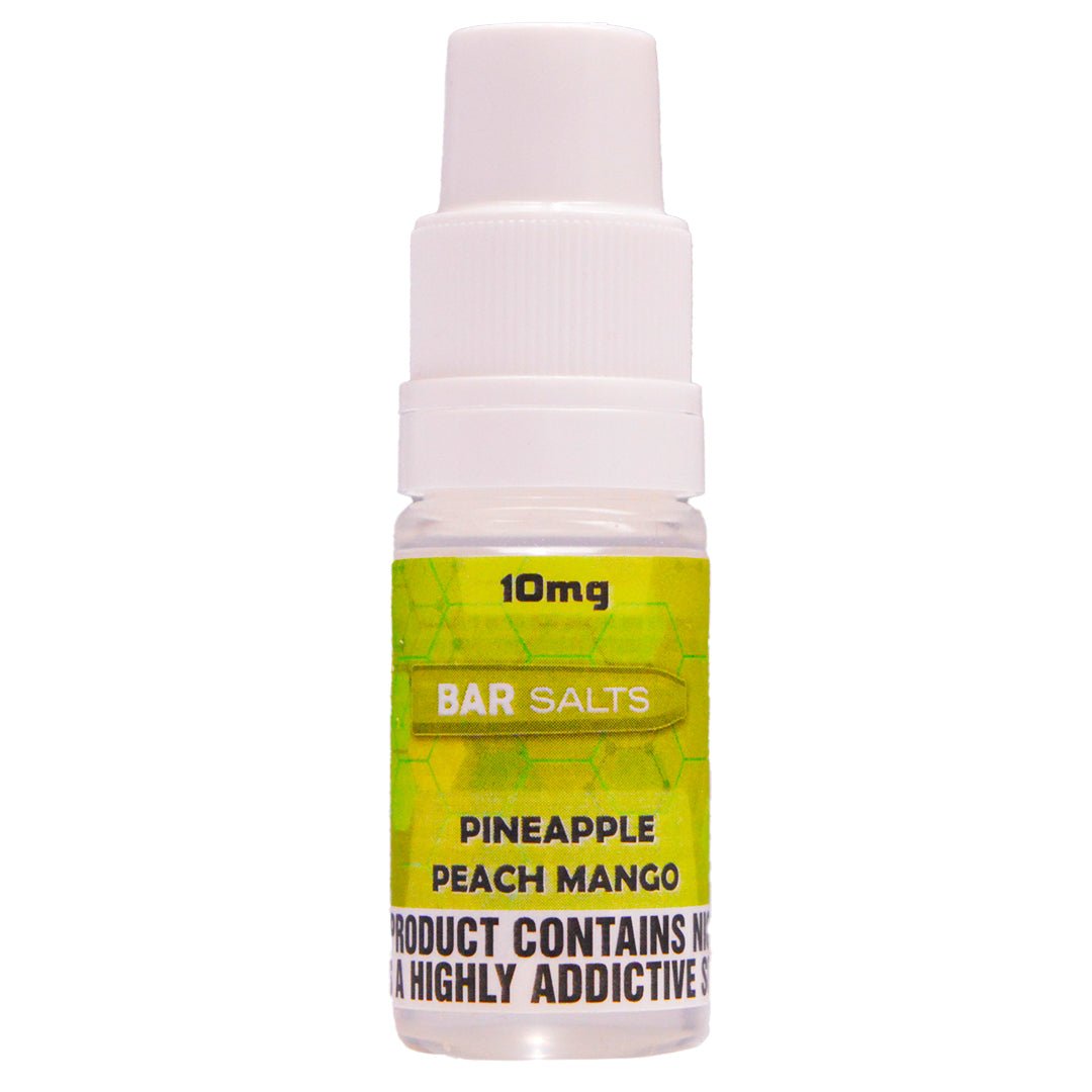 Pineapple Peach Mango 10ml Nic Salt E-liquid By Bar Salts Prime Vapes UK Pineapple Peach Mango 10ml Nic Salt E-liquid By Bar Salts Prime Vapes UK